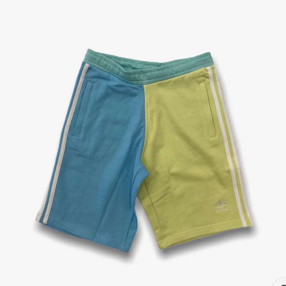 Adidas Originals Men's Colorblocked 3 Stripes Trefoil Shorts